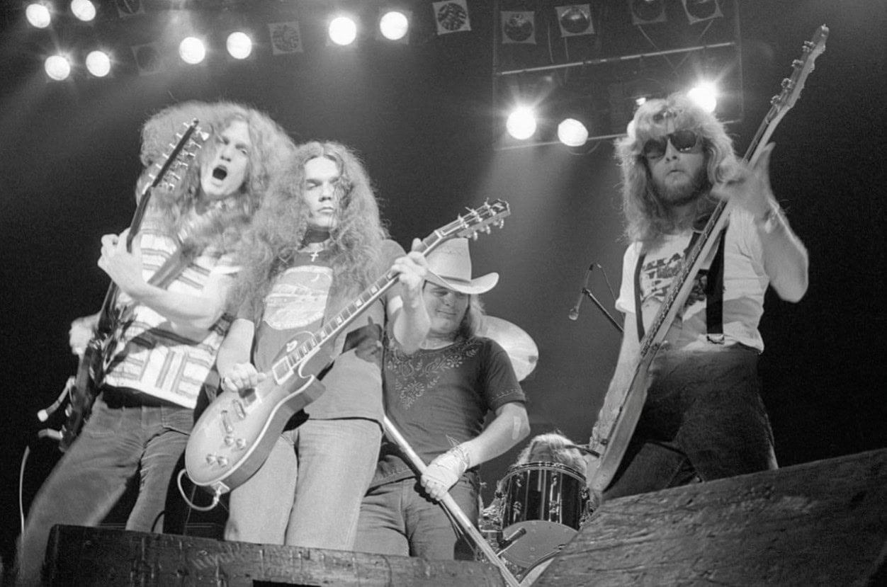 Lynyrd Skynyrd performs Simple Man in Atlanta, Georgia.1976